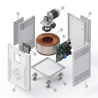 High Precision KPD Series Full Automatic AC Voltage Regulator 10KVA Single Phase SVC Home Use Small Industrial