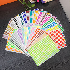 Forte adesivo impermeabile carta carina colore bianco segnatura numero tonde etichette sensibili al calore punto <span class=keywords><strong>adesivi</strong></span> alimentari Hot timbratura - Product Image 2