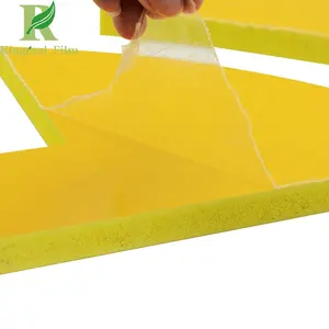 Lapisan pelindung permukaan PE Anti gores perekat otomatis kualitas untuk papan busa PVC