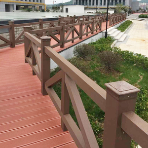 Main courante en <span class=keywords><strong>composite</strong></span> bois-plastique (WPC) pour <span class=keywords><strong>balcon</strong></span>, <span class=keywords><strong>balustrade</strong></span> extérieure résistante aux intempéries, antidérapante, longue durée de vie - Product Image 6