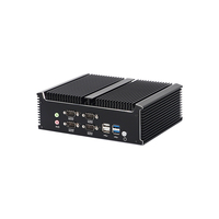 PC Industrial Sin Ventilador con Intel Core I7 6600U/i5 6300U de 6.ª Generación, Full HD, NVR, 4 Puertos PoE, Windows 11, SSD, Gráficos Intel UHD
