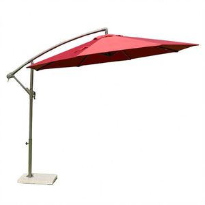 <span class=keywords><strong>Parasol</strong></span> de terrasse <span class=keywords><strong>déporté</strong></span> robuste et résistant au vent en polyester écologique avec logo personnalisé pour la vente en gros - Product Image 1