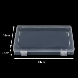 Caja de Almacenamiento de Plástico Transparente Rectangular con Tapa para Joyería, Piezas, Herramientas, Organización 2502, Hecho en Zhejiang - Product Image 4