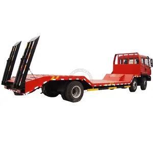 2024 barang baru trailer ekskavator Carry lowbed 1 Axle 15 ton Low Bed truk Semi Trailer