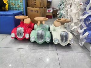 Pabrik grosir dapat disesuaikan bayi Walker plastik bentuk mobil mainan naik untuk 2 sampai 4 tahun 5 sampai 7 tahun merek JHR bertenaga kaki - Product Image 6