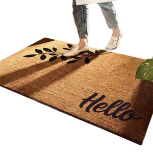 พรมเช็ดเท้า Cangming ลายใยมะพร้าวเทียม ขนาด 60x90 ซม. ลาย Hello ดีไซน์กันลื่น สำหรับประตูหน้าบ้าน สไตล์โมเดิร์นเรียบง่าย ซักทำความสะอาดได้ - Product Image 5