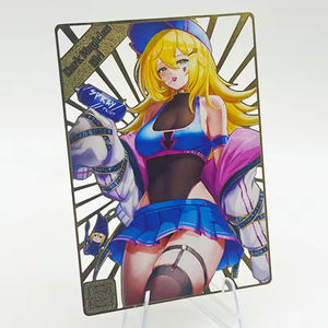 Tarjetas Metálicas Color Oro Rosa al por Mayor, Colección de Regalos de Anime para Jugadores y Coleccionistas de Juegos de Cartas Coleccionables - Product Image 1