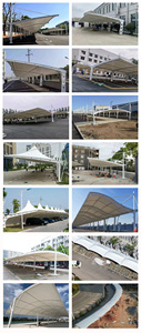 PVDF impermeabile tenda Carport tenda esterno parasole <span class=keywords><strong>struttura</strong></span> per parcheggio auto hotel e Garage capannoni - Product Image 6