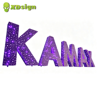 Lettres lumineuses LED personnalisées à montage rapide, enseigne 3D, ciel étoilé, étanche IPX7, pour voiture, certifiées CE, avec application Bluetooth, éclairage décoratif