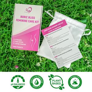 Chinaherbs Boric Bliss Feminine <b>Care</b> Kit Ph <b>Care</b> Feminine Wash Boric Acid Suppositories Vaginal Wash Vulva Moisturizing Cream - Product Image 3