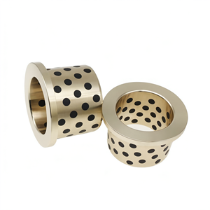 Buje Autolubricante con Brida JFB2020, Casquillo de Bronce y Grafito para Cojinete Deslizante - Product Image 1