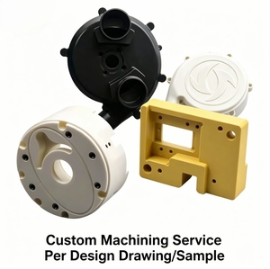 Servicio de Mecanizado CNC Personalizado y Corte por Láser para Piezas de Plástico de Nylon Blanco, HDPE, UHMWPE, POM, PTFE, Nylon, ABS, PEEK y Piezas de Carcasa de POM - Product Image 1