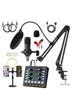 Support de carte son V8 mobile BM800 Microphone à condensateur pour enregistrement de podcast de chant karaoké Streaming en direct