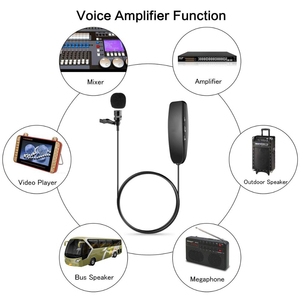 GAW-618 UHF inalámbrico micrófono de solapa de grabación de <span class=keywords><strong>voz</strong></span> para <span class=keywords><strong>la</strong></span> cámara del teléfono de <span class=keywords><strong>voz</strong></span> amplificador - Product Image 4