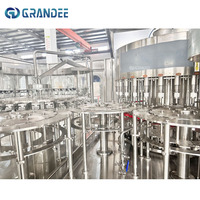 Machine compacte automatique de filtrage et d'embouteillage de l'eau de bouteille d'ANIMAL FAMILIER de 500ml 1L 1.5L