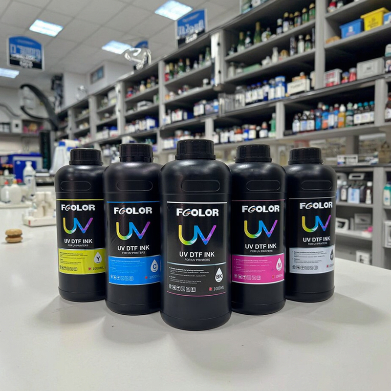 Fcolor Manufacture 1L CMYKWW DTF Ink