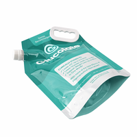 Pochette souple verticale pour 1L, 2L, 3L, 5L d'huile d'olive, de tequila ou de bière avec robinet distributeur Vitop inclus