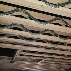 Matériaux de construction en acier galvanisé en métal Connecteurs de solive de toile de botte de toit en bois