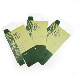 Boîte <span class=keywords><strong>d</strong></span>'emballage de cartes en papier de qualité supérieure plastifié mat imprimé avec logo personnalisé OEM pour supplément de capsules de café thé boîte de cartes en papier - Product Image 6