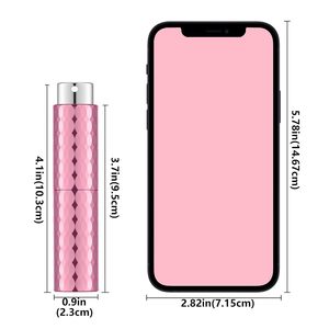 Atomizador de Perfume de Viaje de 8 ml, Recargable, Mini Botella de Spray para Colonia, Envase Vacío de Aluminio para Cuidado Personal - Product Image 5