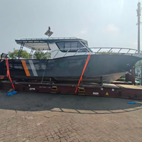 Bateau en aluminium de 30 pieds, soudé, pour la pêche, la plongée et le transport de passagers, yacht à moteur offshore certifié eau salée, à vendre