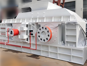 EU Two Roller Crusher <b>Machine</b> Roller Mill Grinding Limestone Salt Gold Gravel Hard Stone Artificial Sand Making Equipment - Product Image 2
