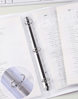 Carpeta de Archivos de Papel con Anillas, Material PP Resistente, Personalizable, Bolsillos para Hojas Sueltas, Almacenamiento Multiusos para Documentos y Listas de Verificación