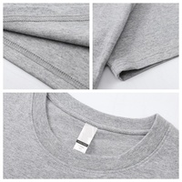 T-shirt en coton épais 180 grammes pour hommes, impression DTG, tissu lisse, imprimante personnalisée, t-shirt à manches courtes pour hommes, t-shirt