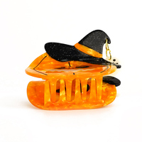 YIYI Personnalisé Acétate Citrouille Griffe Clips 2025 Halloween Nouveaux Cheveux Griffe Clips Mignon Pendentifs Griffe Clip