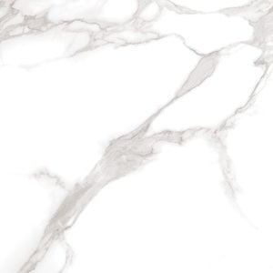 Precio al por mayor blanco de Carrara de cuerpo completo pulido esmaltado porcelana azulejo de piso de DK813 - Product Image 4