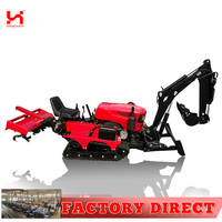 Mini Trattore Multifunzionale 35HP con Caricatore Frontale Telecomandato per Agricoltura su Terreni Asciutti