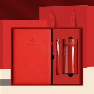 Luxe Custom 3 In 1 Promotionele A5 Pu Lederen <span class=keywords><strong>Notebook</strong></span> Cadeau Set Relatiegeschenkset Met Pen En Thermoskan Relatiegeschenkset - Product Image 5