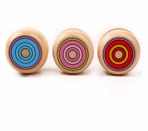 Vente directe usine – Yo-yo traditionnel en bois, mignon et durable, marque OEM, vente en gros, motif personnalisé, logo, dessin animé pour enfants, à tirer par cordon - Product Image 5