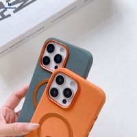 Étui magnétique pour iPhone 18 Pro, étui pour iPhone, insert en cuir pour iPhone 17, étui premium