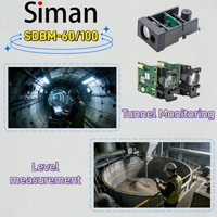 Capteur de télémétrie laser série SDBM-100 avec interface UART, précision de 3 mm, portée de 100 m pour applications robotiques