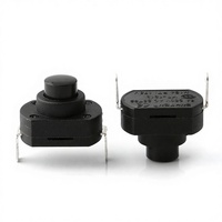 Lampe de poche électronique à courant élevé 10A 250V 13mmx18mm KAN-9, interrupteur à bouton-poussoir sans verrouillage 1NO 2p IP23