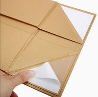 Boîte d'emballage magnétique pliable de luxe en papier rigide, personnalisable avec logo, pour cadeaux, vente en gros