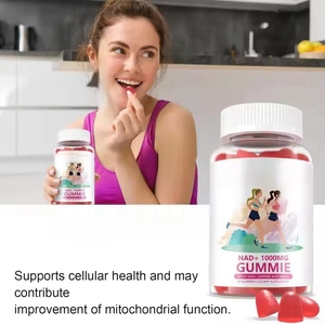 Suplemento de NAD + Gomitas NAD Plus Gomitas Sin azúcar Orgánica Vitamina B3 Niacinamida Aumenta la energía de regeneración de NAD - Product Image 5