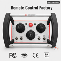 Télécommande sans fil 6 canaux pour grue, contrôleur radio industriel, joystick proportionnel, émetteur-récepteur longue portée IP68