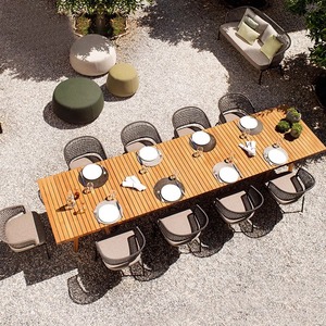 Conjunto de Muebles de Jardín, Mesa y Sillas, Sofá de Ratán para Balcón de Hotel o Villa, Silla de Ratán Moderna para Descanso - Product Image 3