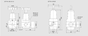 Factory <strong>Direct</strong> QTYH-15 Pneumatic Pressure Regulator Air <strong>Source</strong> Processor Pressure Reducing Valve - Product Image 6