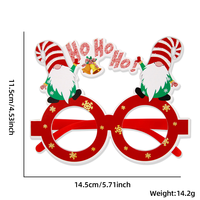 Lunettes décoratives en forme de train de Noël, accessoire photo festif pour les réunions de famille, les fêtes de Noël et les célébrations du Nouvel An