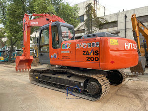 Excavatrice sur chenilles Hitachi ZX200 d'occasion, 20 tonnes, d'origine japonaise, moteur ISUZU, modèle 2024, 1 an d'assistance après-vente, excellent état - Product Image 2