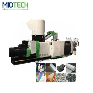 LDPE HDPE PP Film Granulating Pelletizing Machine Line plastic recycling machine granulator