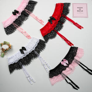 Vente chaude Jarretière sexy en dentelle transparente avec nœud, lingerie réglable, bretelles pour bas, jarretière exotique pour femmes - Product Image 2