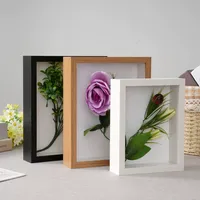 Marcos de Exhibición Creativos y Ecológicos de MDF para Colgar en la Pared, Decoración de Mesa con Flores Secas, Caja de Sombra, Marco para Cuadros