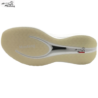 Semelle de chaussure de course Mustang hautement élastique, antidérapante, résistante à l'usure, en caoutchouc EVA, légère, absorbant les chocs