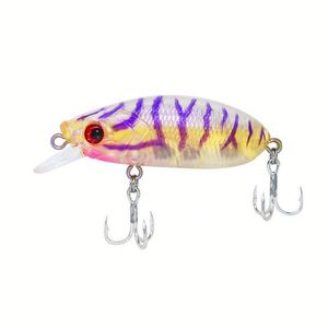 Señuelos luminosos de madera para camarones y calamares, 10g/70mm, cebo moldeado de plástico duro con cuerpo de tela para calamar - Product Image 2