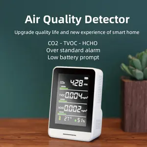 Ggele Portable Smart Air Monitor sensore di qualità dell'aria Wifi a infrarossi per interni sensore di anidride carbonica Co2 Monitor di qualità dell'aria