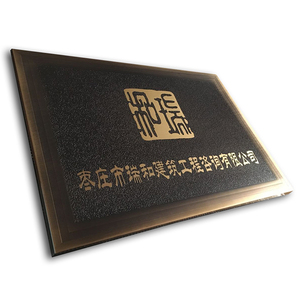 Personalizada al aire libre Vintage decorativo Placa de logotipo de Metal grabado conmemorativo de placa en latón <span class=keywords><strong>señal</strong></span> - Product Image 1